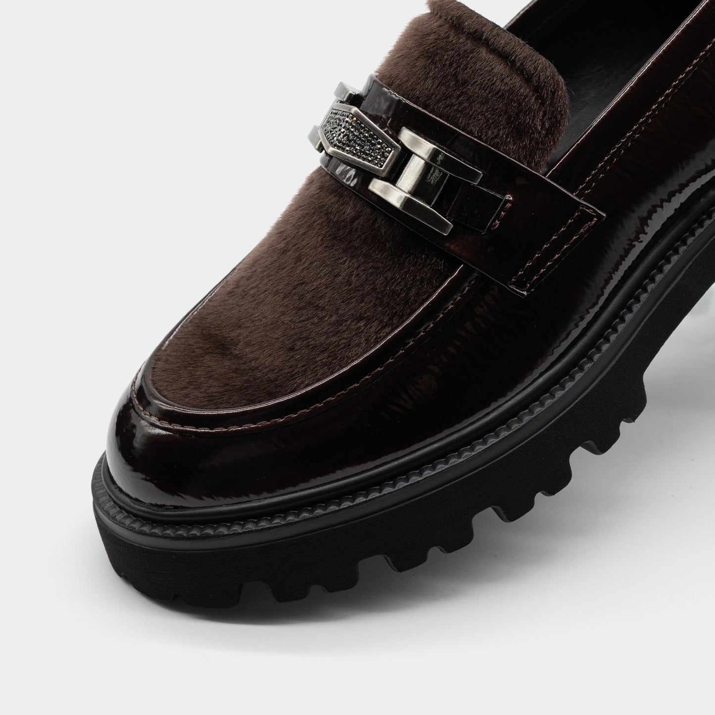 LAURA BIAGIOTTI bordo lakovane ženske cipele