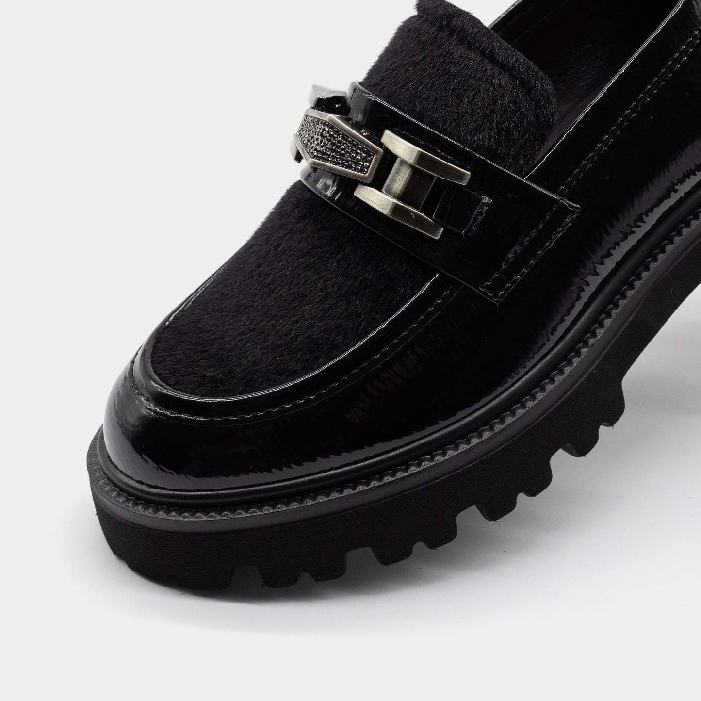 LAURA BIAGIOTTI crne lakovane ženske cipele