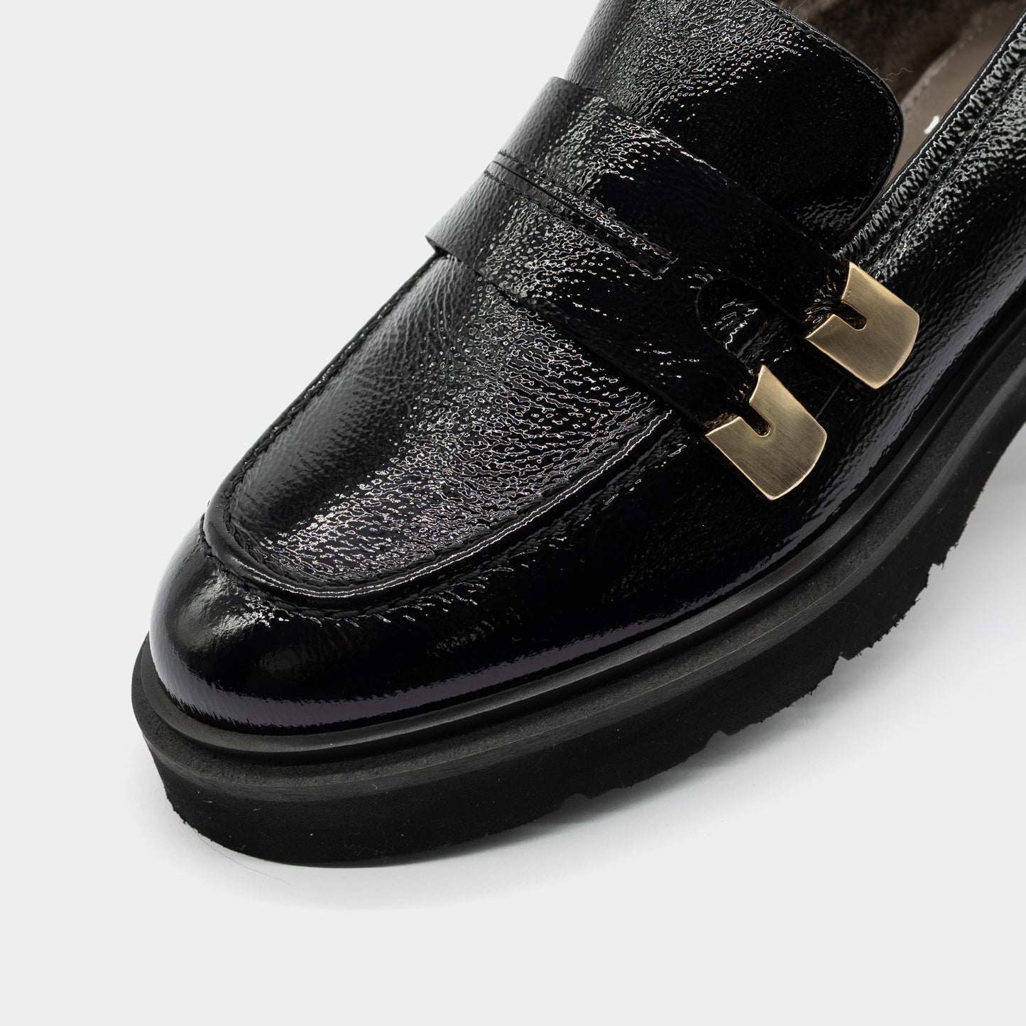 LUCA GROSSI crne ženske cipele sa krznom