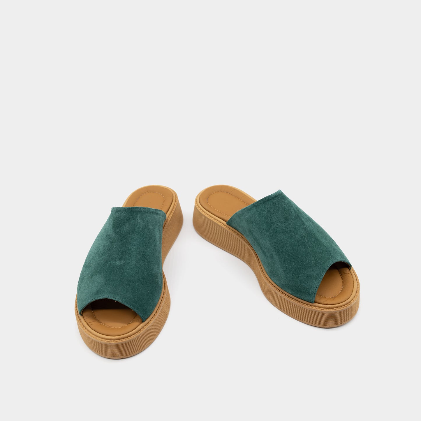 ZIGGY zelene ženske papuče