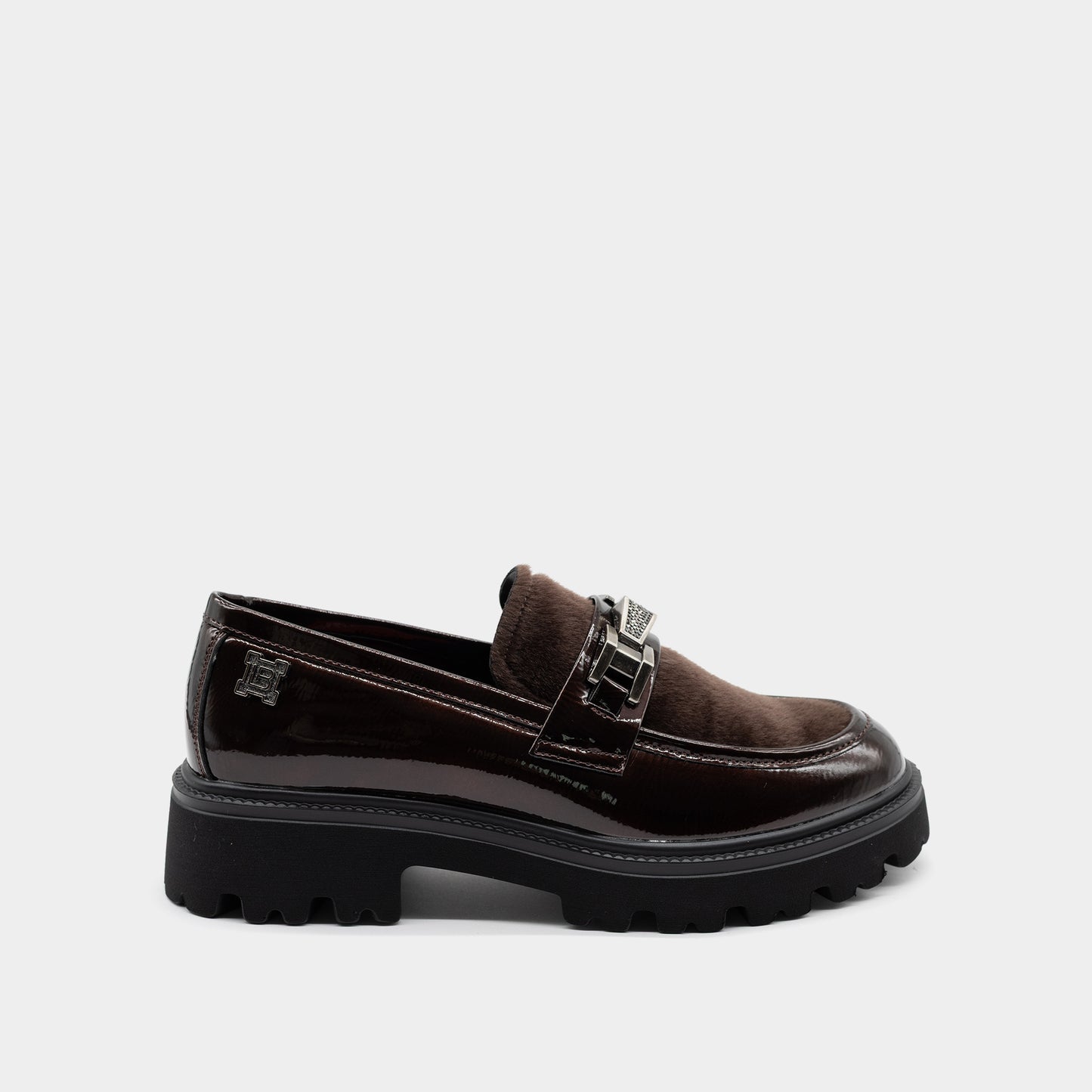 LAURA BIAGIOTTI bordo lakovane ženske cipele