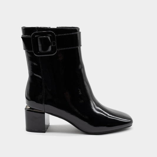 LAURA BIAGIOTTI crne lakovane ženske gležnjače