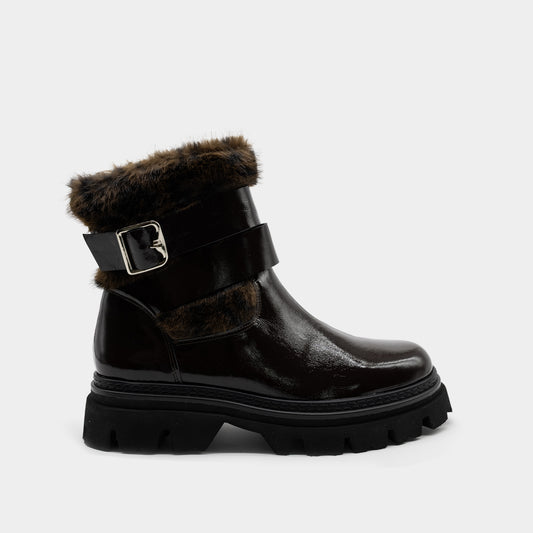 MAGZA smeđe ženske gležnjače