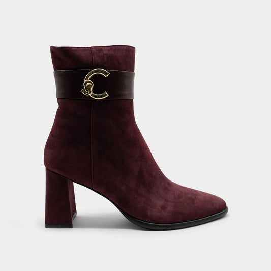 MAGZA bordo ženske gležnjače