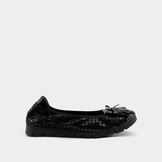 ZIGGY pepito crne ženske baletanke