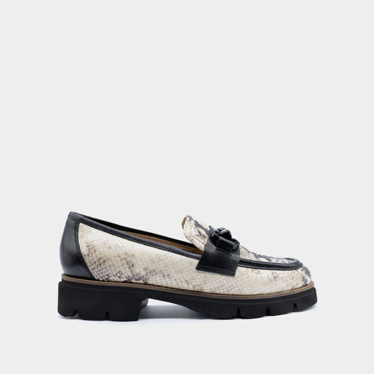 LUCA GROSSI bež crne ženske cipele