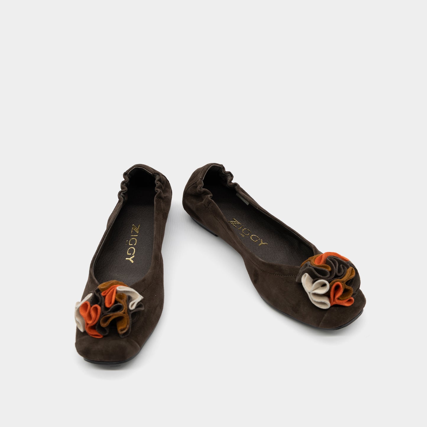 ZIGGY smeđe ženske baletanke