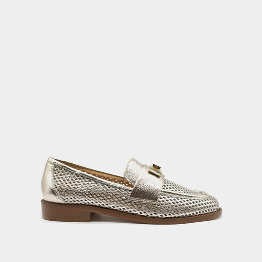 LUCA GROSSI srebrene ženske cipele