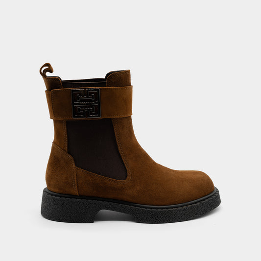 MAGZA smeđe ženske gležnjače