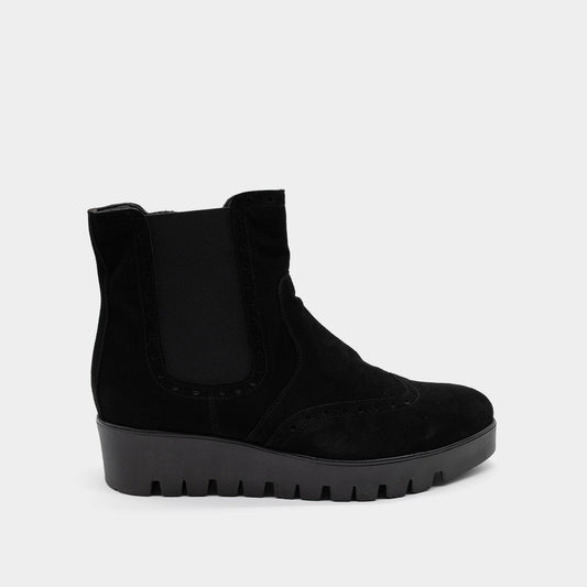 ZIGGY crne ženske gležnjače