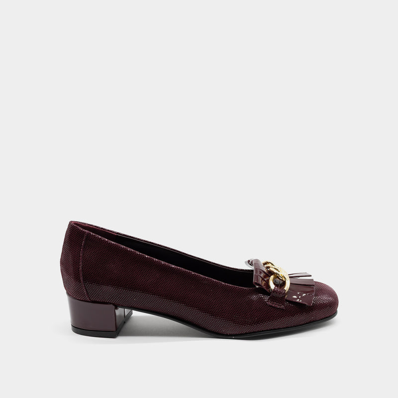 ZIGGY bordo ženske cipele