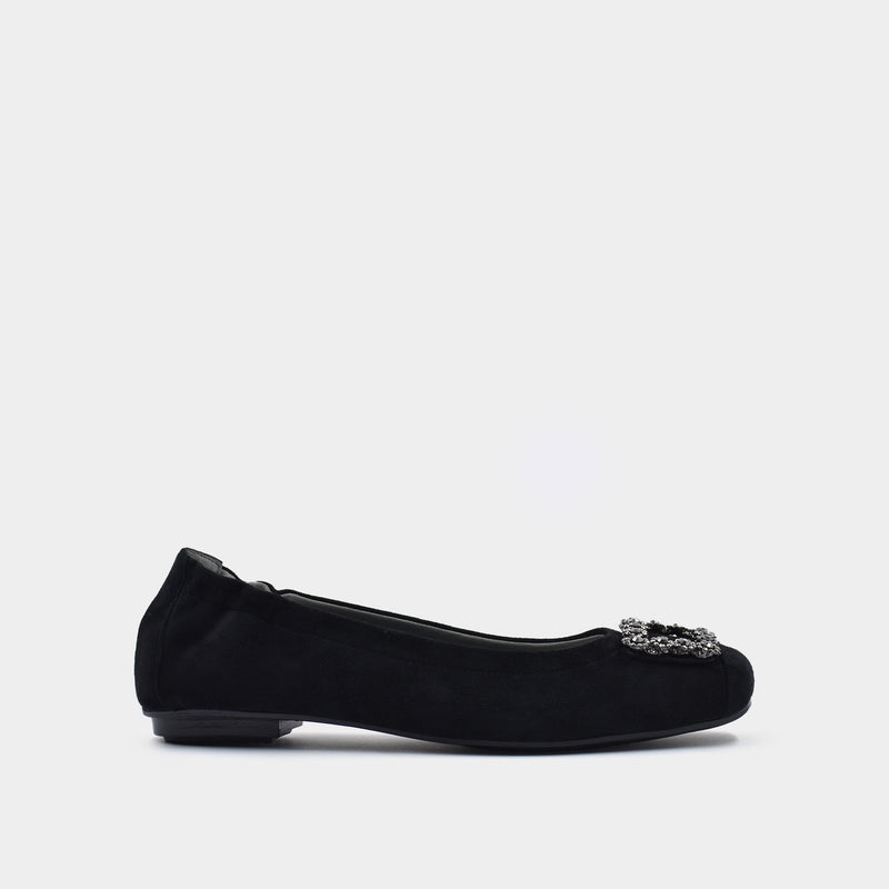 ZIGGY crne ženske baletanke