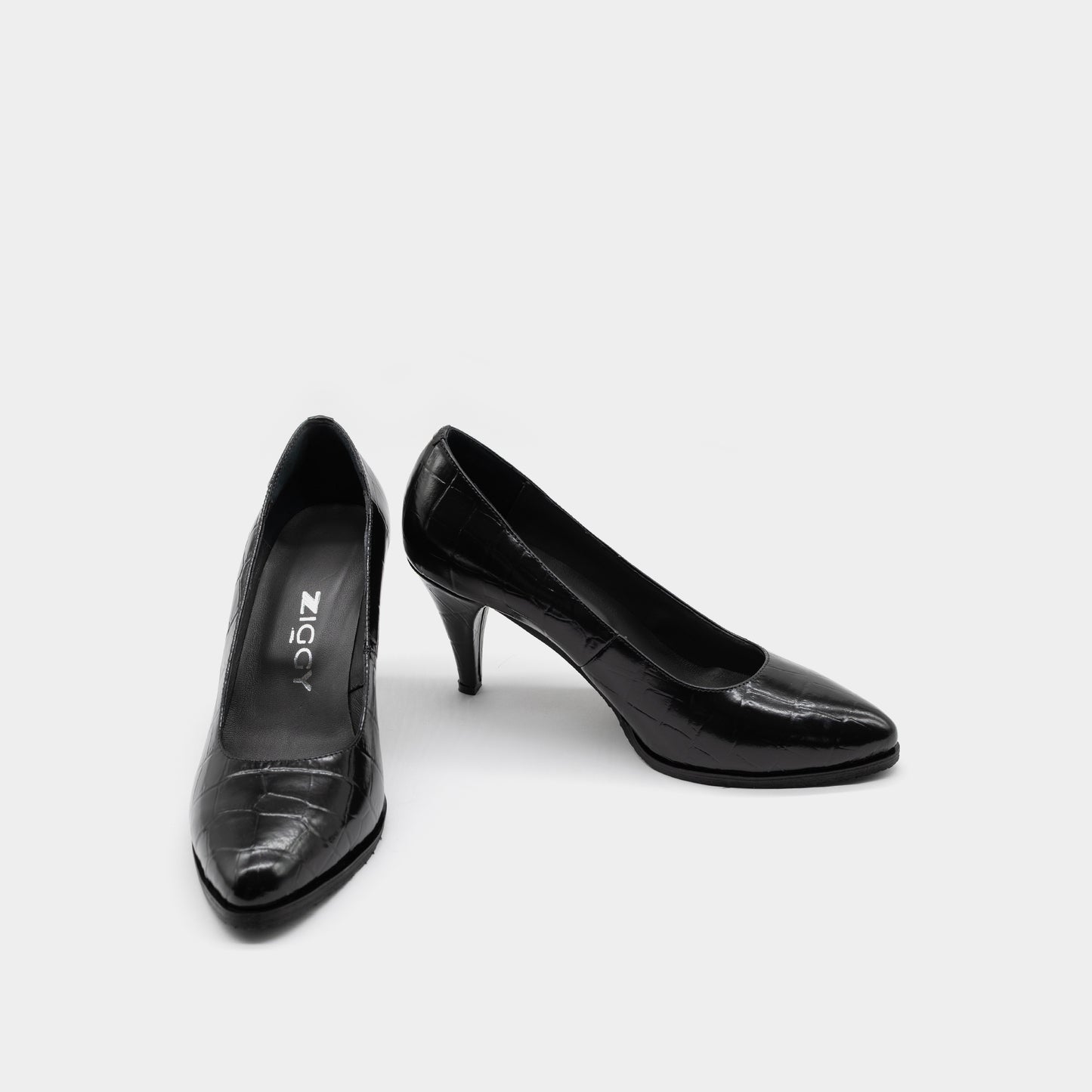 ZIGGY crne  ženske salonke