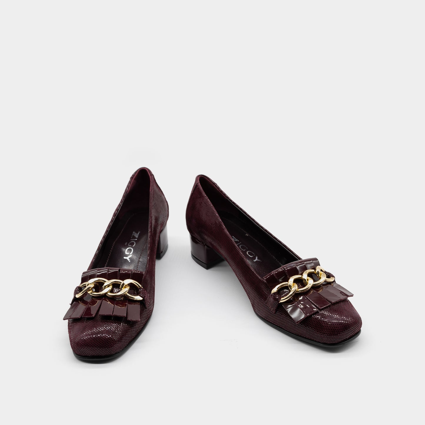 ZIGGY bordo ženske cipele