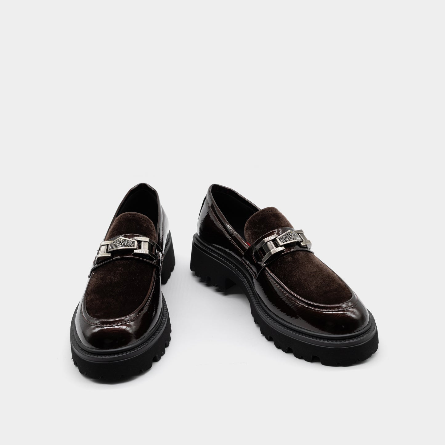 LAURA BIAGIOTTI bordo lakovane ženske cipele