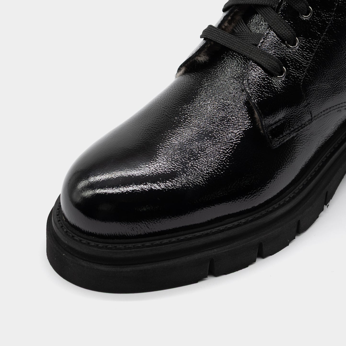 LUCA GROSSI crne ženske čizme sa krznom